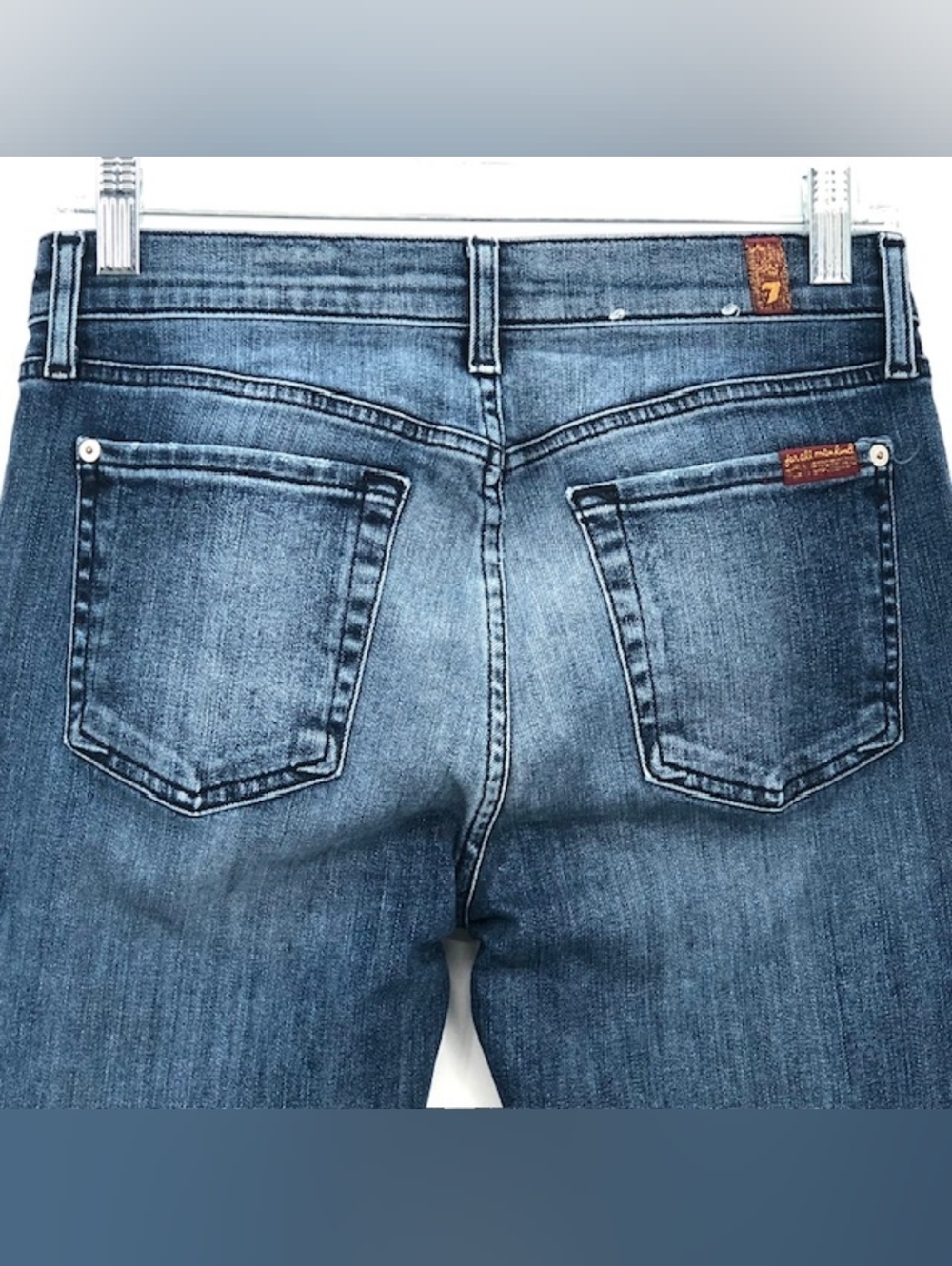 7FAM Ankle Skinny Jean - 28,  7 for All Mankind x 26" - Picture 6 of 9